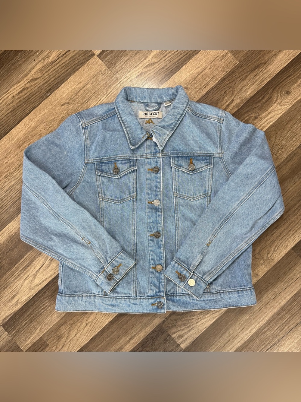 RIDGECUT Light Blue Denim Jacket - Men's Shirt Jacket